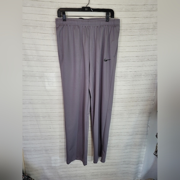 NIKE DRI-FIT GRAY TRACK PANTS, SZ XL TALL - Picture 1 of 13